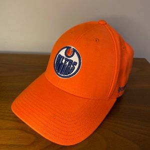 Orange Edmonton Oilers Reebok Hat